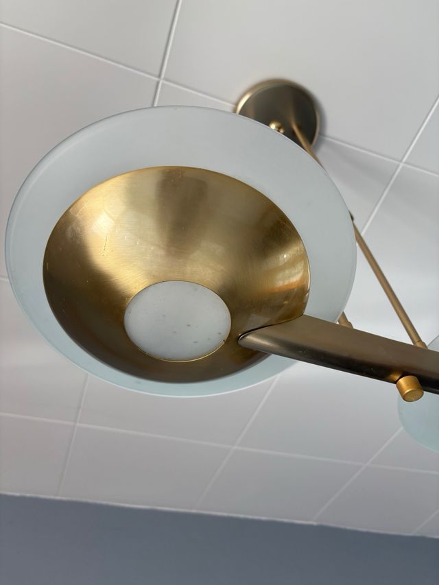 Lámpara techo dorada - Moderna