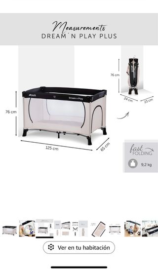 Cuna de viaje Hauck Dream'n Play