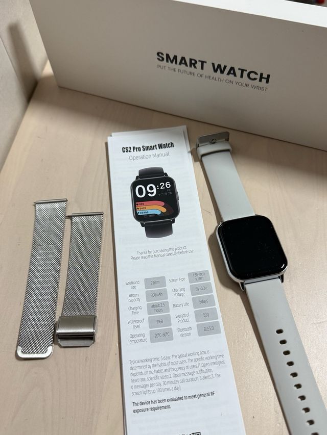 Smartwatch Gris-Plateado