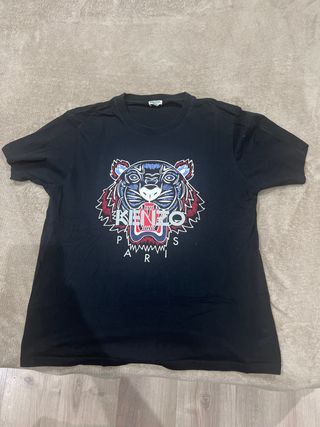 Camiseta Kenzo Tigre Negra - Talla M 