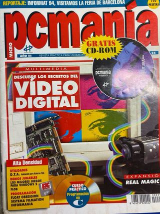 Revistas PCMANIA 1994-1995.