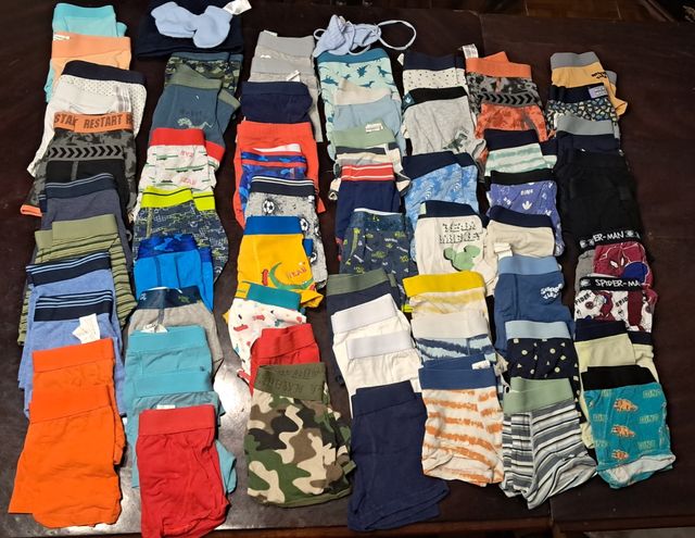 Boxers 2 a 4 anos, luvas e gorro