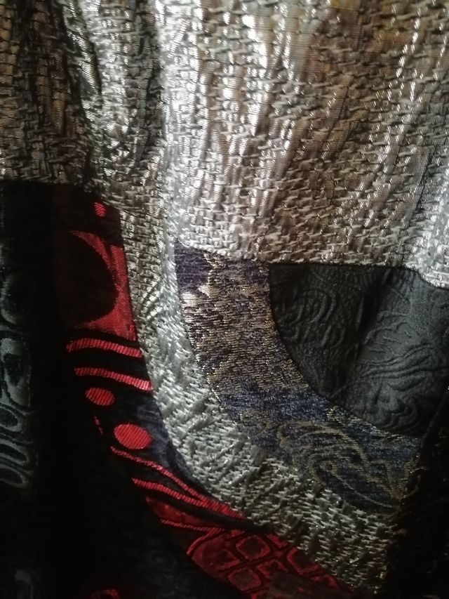 Vestido patchwork invierno