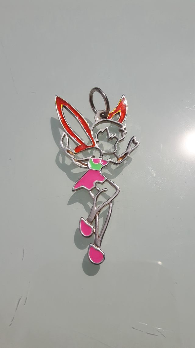 Colgante hada plata 925
