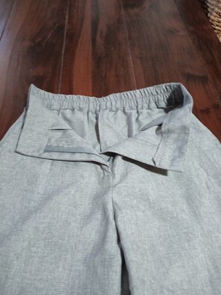 Chaqueta traje gris mujer