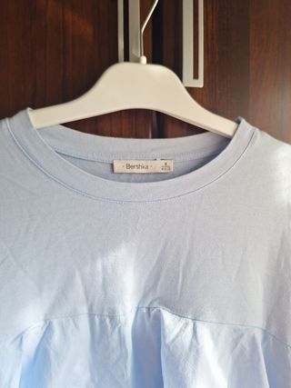 Camisa Bershka azul - M