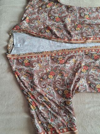 Kimono estampado multicolor