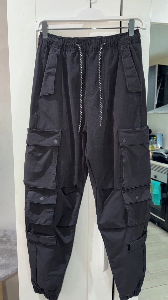 Pantalones Cargo negros