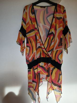 Blusa estiva multicolor