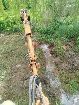 Retroexcavadora para tractor