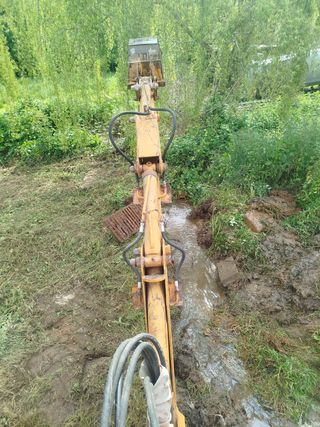 Retroexcavadora para tractor