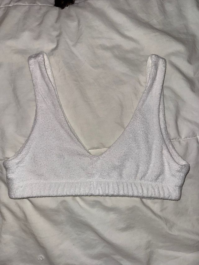 Bikini blanco - Top corto