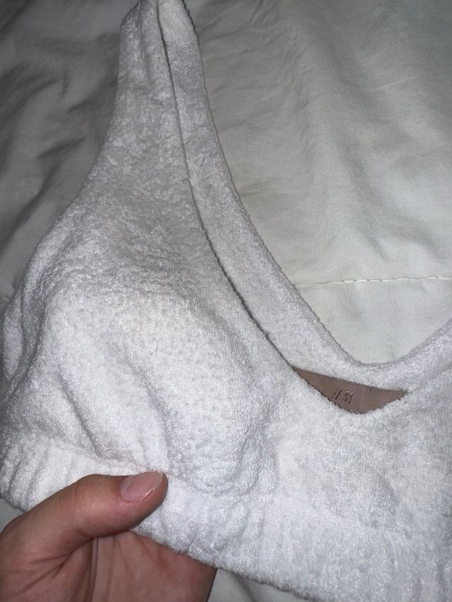 Bikini blanco - Top corto