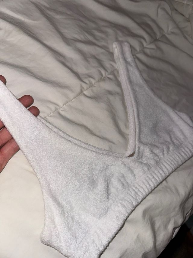 Bikini blanco - Top corto