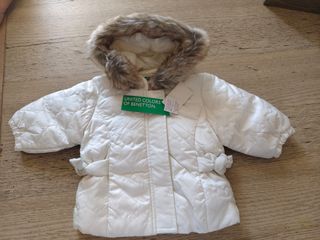 Piumino Benetton bimba 0-6 mesi