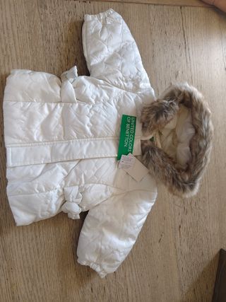 Piumino Benetton bimba 0-6 mesi