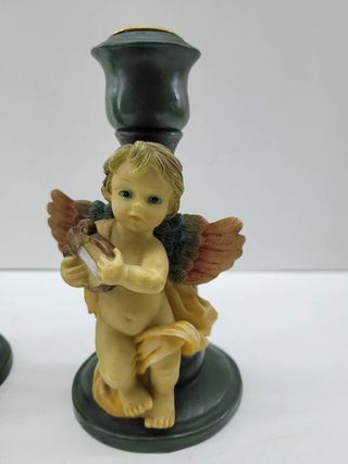 2 CANDELIERI A FORMA DI ANGELO