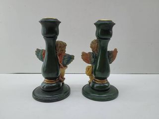 2 CANDELIERI A FORMA DI ANGELO