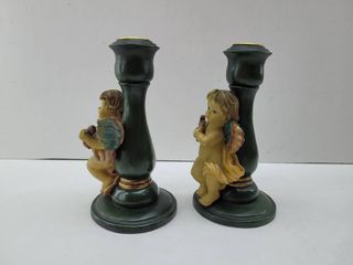 2 CANDELIERI A FORMA DI ANGELO