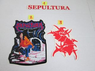3 Adesivi Sepultura Vintage