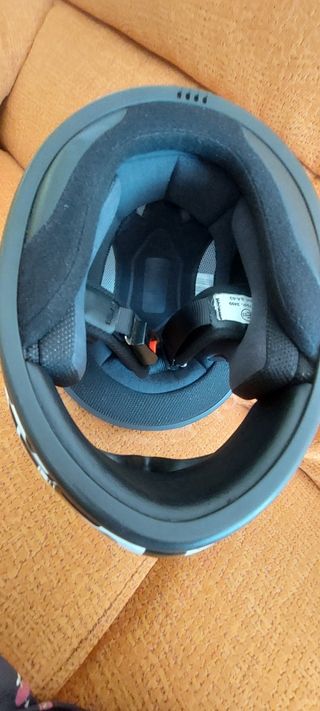 Casco moto niño