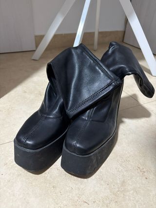 Botas plataforma negras
