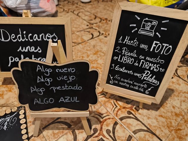 Carteles boda hechos a mano
