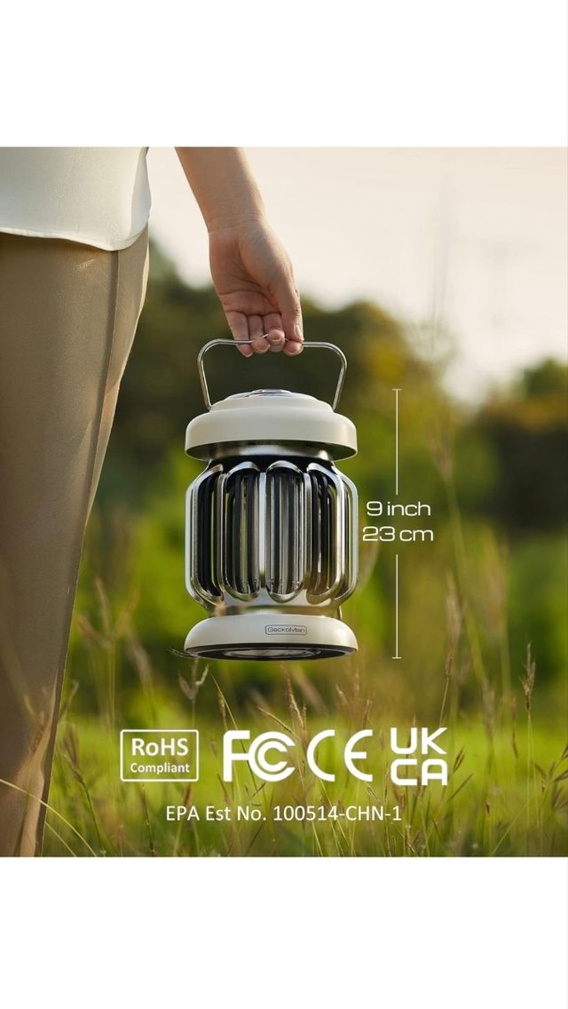 Mata mosquitos GeckoMan - Lámpara eléctrica