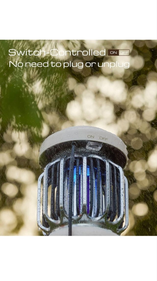 Mata mosquitos GeckoMan - Lámpara eléctrica