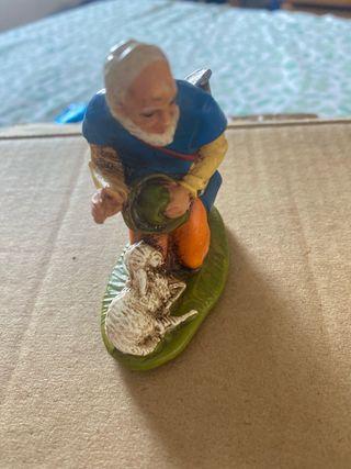 Pesebre antiguo: 8 figuras belén
