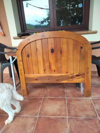 Cabeceros cama madera marrón