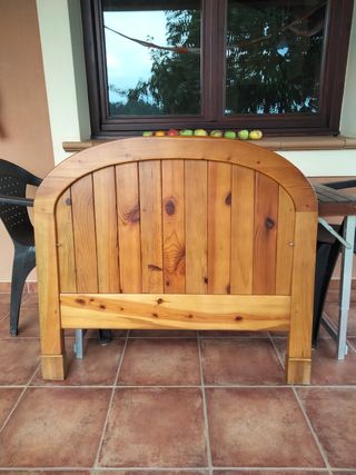 Cabeceros cama madera marrón