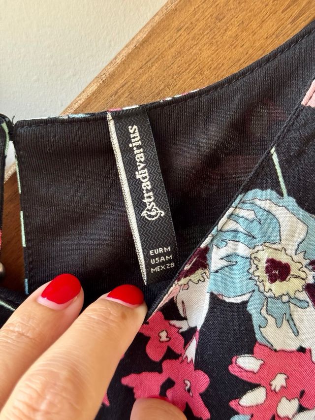 Mono Stradivarius flores M multicolor