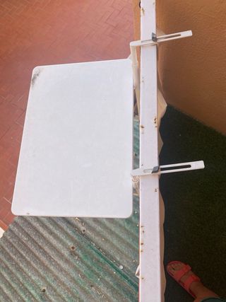 Mesa plegable balcón - blanca