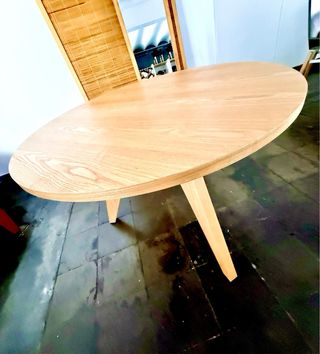 Mesa comedor industrial pino