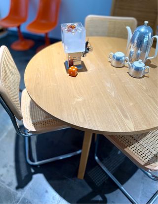 Mesa comedor industrial pino