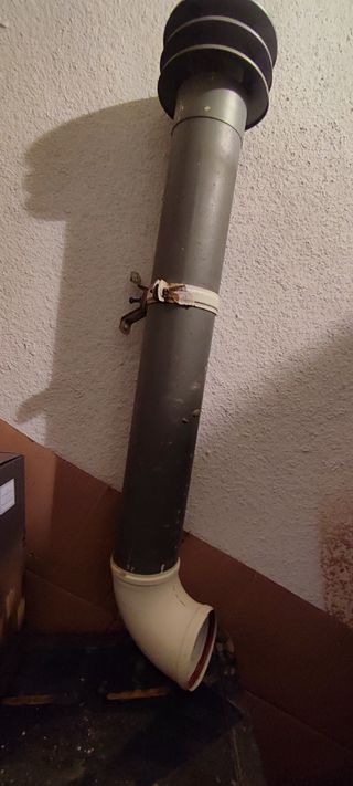 Tubo chimenea gas natural