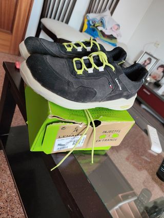 Zapatos seguridad LEMAITRE negros-verdes