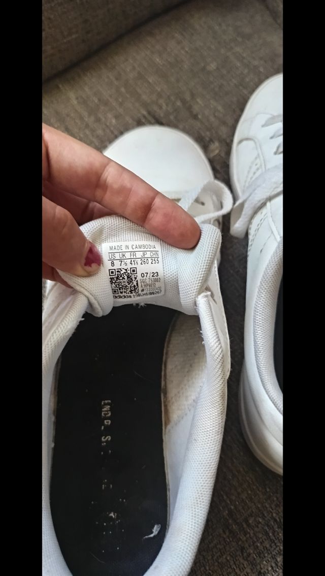 Zapatillas Adidas blancas 41.5