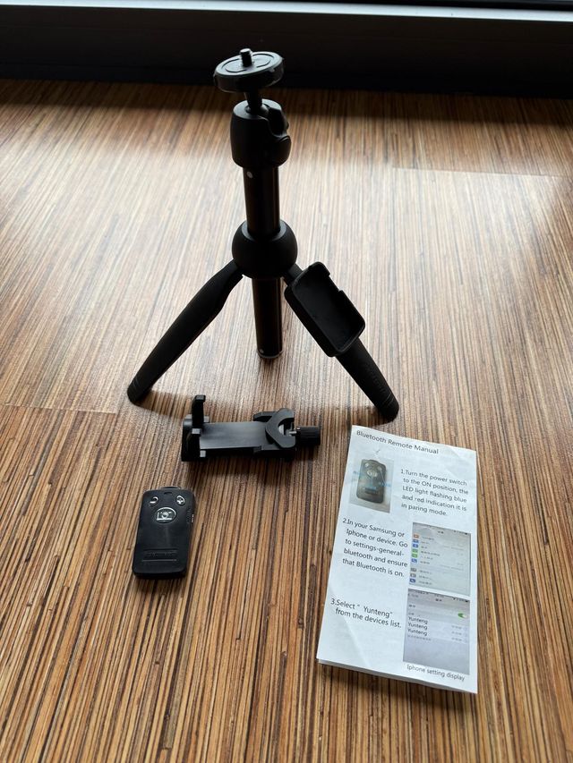 Tripé + Selfie Stick Bluetooth Yunteng