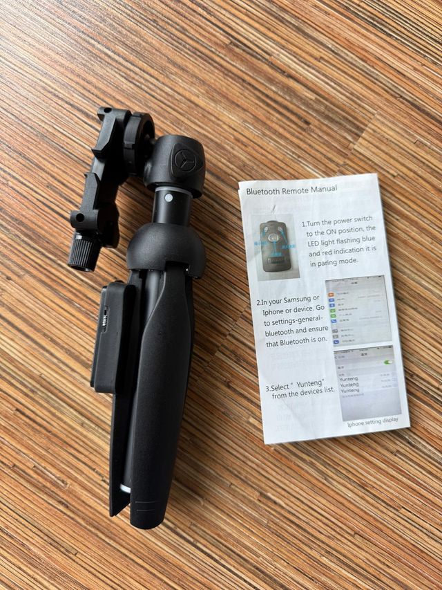 Tripé + Selfie Stick Bluetooth Yunteng