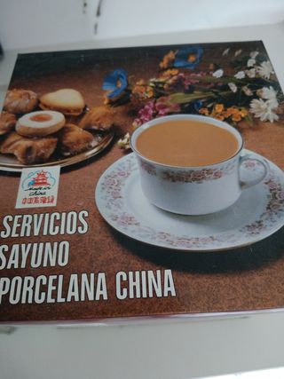 6 Servicios Desayuno Porcelana China