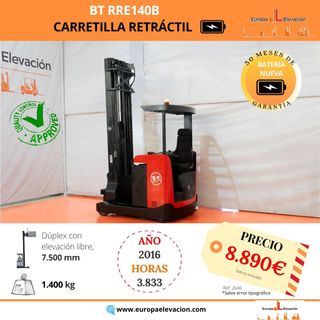 RETRACTIL ELECTRICA BATERIA NUEVA