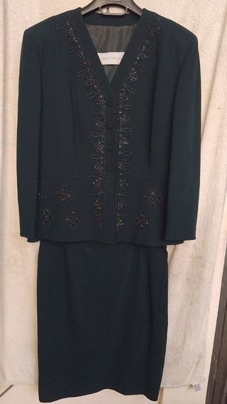 Tailleur vintage verde