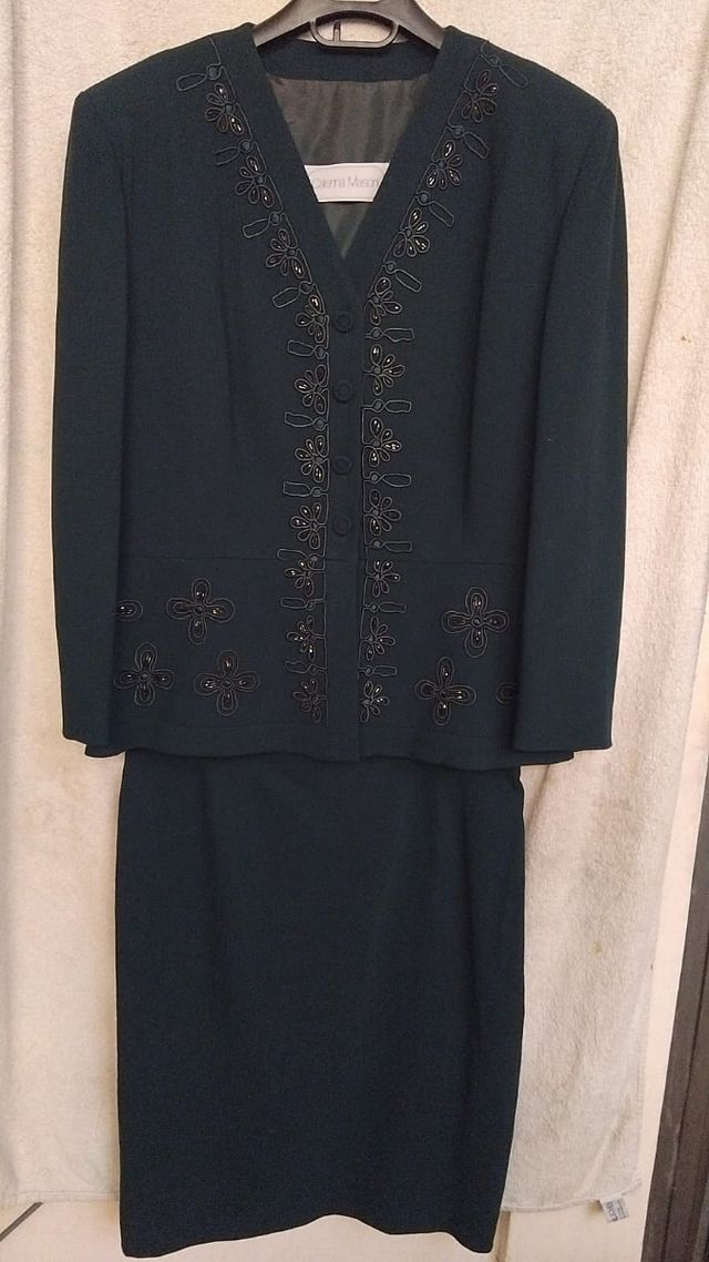 Tailleur vintage verde