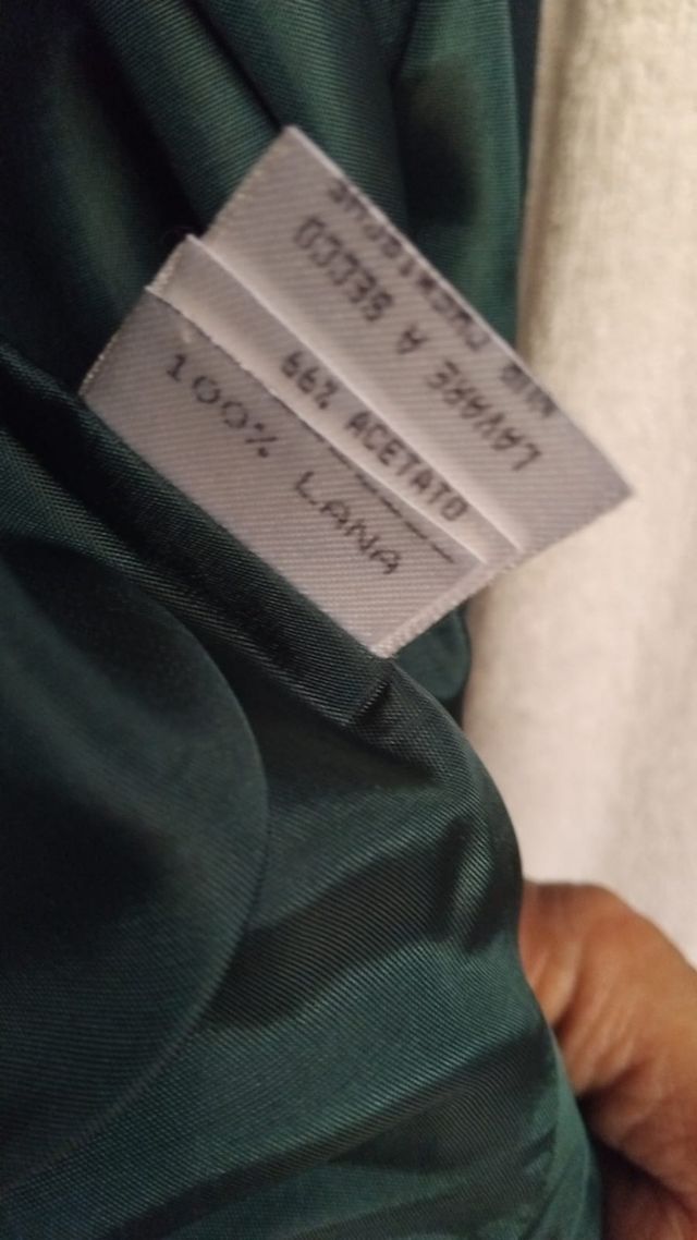 Tailleur vintage verde