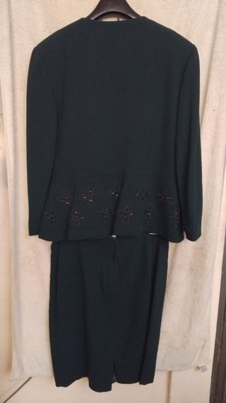 Tailleur vintage verde