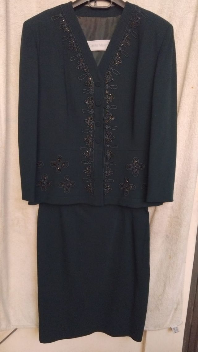Tailleur vintage verde