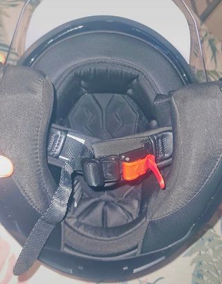 Casco Jet moto nero opaco tg S