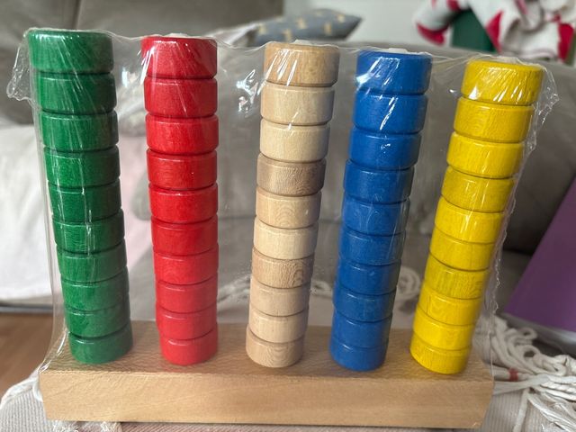 Abaco madera + Números madera